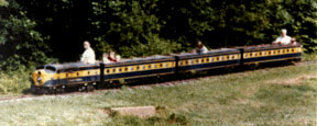 Image: Train operating in the 1970's.