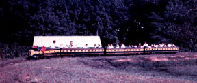 Image: Train operating in the 1970's.
